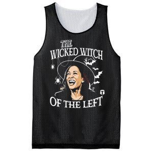 Kamala Harris The Wicked Witch Of The Left Halloween Mesh Reversible Basketball Jersey Tank