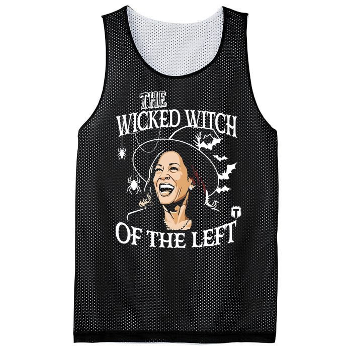 Kamala Harris The Wicked Witch Of The Left Halloween Mesh Reversible Basketball Jersey Tank