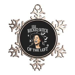 Kamala Harris The Wicked Witch Of The Left Halloween Metallic Star Ornament