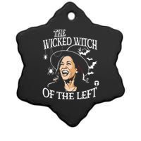 Kamala Harris The Wicked Witch Of The Left Halloween Ceramic Star Ornament