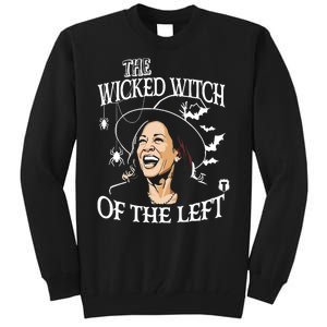 Kamala Harris The Wicked Witch Of The Left Halloween Tall Sweatshirt