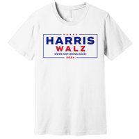 Kamala Harris Tim Walz Waltz 2024 Vp Harris Waltz Election Premium T-Shirt