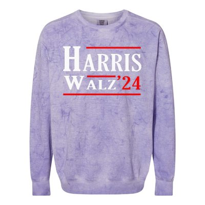 Kamala Harris Tim Walz 2024 Election Democrat Harris Colorblast Crewneck Sweatshirt