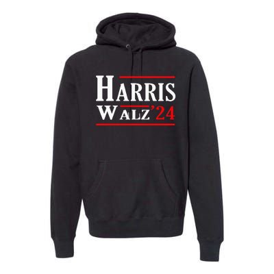 Kamala Harris Tim Walz 2024 Election Democrat Harris Premium Hoodie