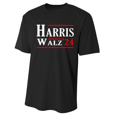 Kamala Harris Tim Walz 2024 Election Democrat Harris Performance Sprint T-Shirt