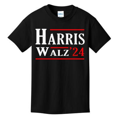 Kamala Harris Tim Walz 2024 Election Democrat Harris Kids T-Shirt