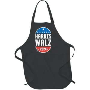 Kamala Harris Tim Walz 2024 Election Democrat Full-Length Apron With Pockets