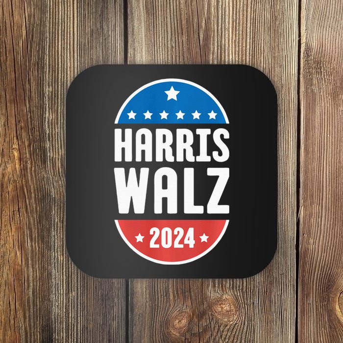 Kamala Harris Tim Walz 2024 Election Democrat Coaster