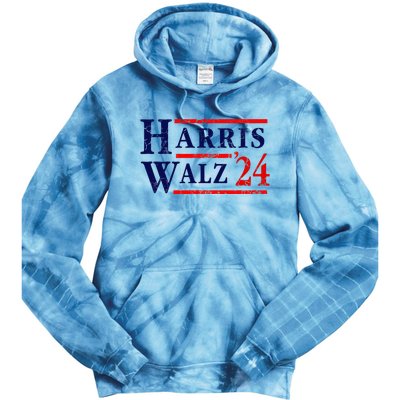 Kamala Harris Tim Walz 2024 Election Democrat Party Tie Dye Hoodie