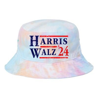 Kamala Harris Tim Walz 2024 Election Democrat Party Tie Dye Newport Bucket Hat