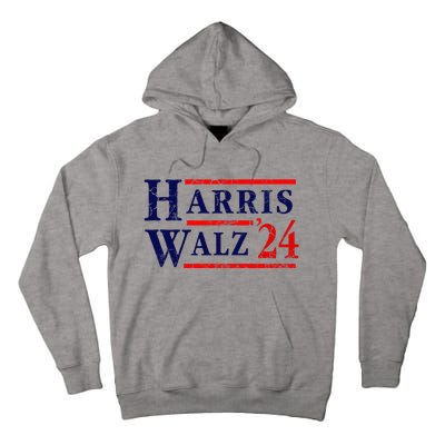 Kamala Harris Tim Walz 2024 Election Democrat Party Tall Hoodie