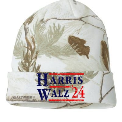 Kamala Harris Tim Walz 2024 Election Democrat Party Kati Licensed 12" Camo Beanie