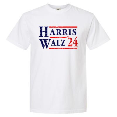 Kamala Harris Tim Walz 2024 Election Democrat Party Garment-Dyed Heavyweight T-Shirt