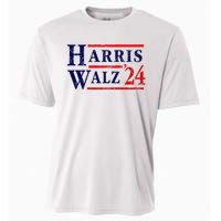 Kamala Harris Tim Walz 2024 Election Democrat Party Cooling Performance Crew T-Shirt