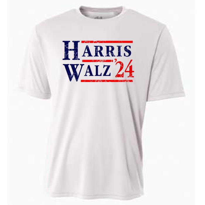 Kamala Harris Tim Walz 2024 Election Democrat Party Cooling Performance Crew T-Shirt