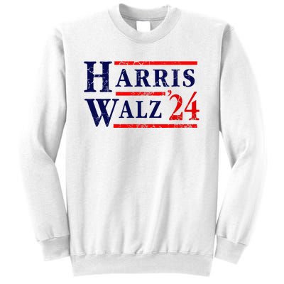 Kamala Harris Tim Walz 2024 Election Democrat Party Sweatshirt