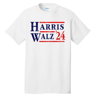 Kamala Harris Tim Walz 2024 Election Democrat Party Tall T-Shirt