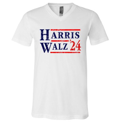 Kamala Harris Tim Walz 2024 Election Democrat Party V-Neck T-Shirt