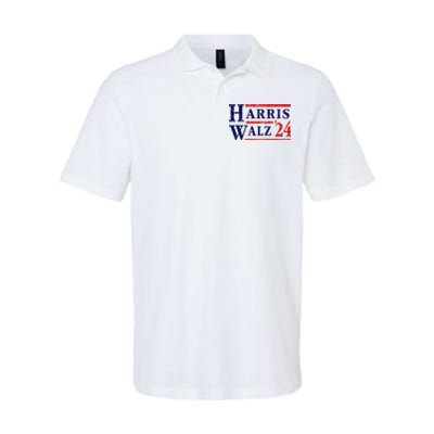 Kamala Harris Tim Walz 2024 Election Democrat Party Softstyle Adult Sport Polo