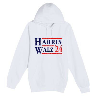 Kamala Harris Tim Walz 2024 Election Democrat Party Premium Pullover Hoodie