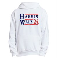 Kamala Harris Tim Walz 2024 Election Democrat Party Urban Pullover Hoodie