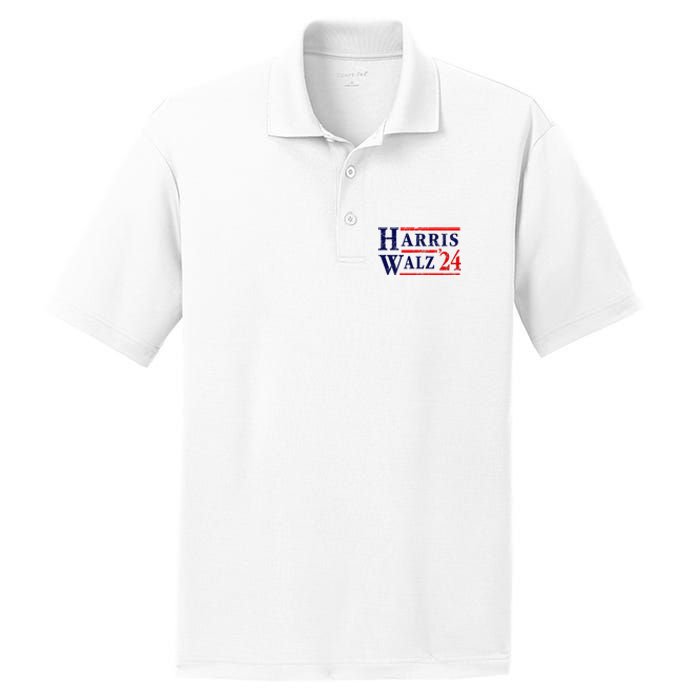 Kamala Harris Tim Walz 2024 Election Democrat Party PosiCharge RacerMesh Polo