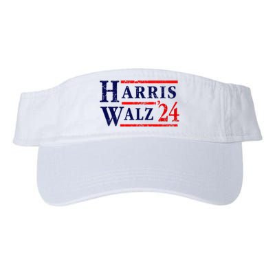 Kamala Harris Tim Walz 2024 Election Democrat Party Valucap Bio-Washed Visor