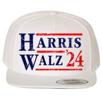 Kamala Harris Tim Walz 2024 Election Democrat Party Wool Snapback Cap