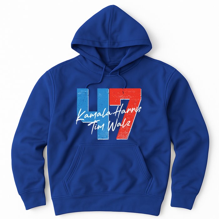 Kamala Harris Tim Walz 47 2024 Election Hoodie