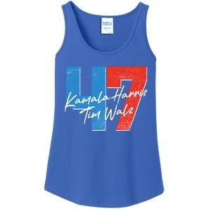 Kamala Harris Tim Walz 47 2024 Election Ladies Essential Tank