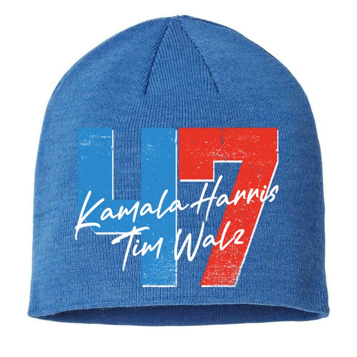 Kamala Harris Tim Walz 47 2024 Election Sustainable Beanie