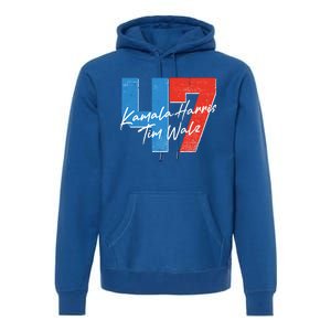 Kamala Harris Tim Walz 47 2024 Election Premium Hoodie