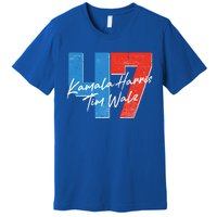 Kamala Harris Tim Walz 47 2024 Election Premium T-Shirt