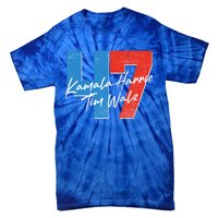 Kamala Harris Tim Walz 47 2024 Election Tie-Dye T-Shirt