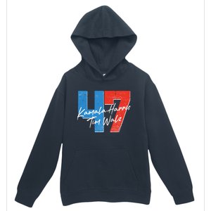 Kamala Harris Tim Walz 47 2024 Election Urban Pullover Hoodie