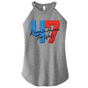 Kamala Harris Tim Walz 47 2024 Election Women's Perfect Tri Rocker Tank