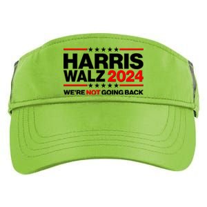 Kamala Harris Tim Walz 2024 Election Were Not Going Back Adult Drive Performance Visor