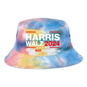 Kamala Harris Tim Walz 2024 Election Were Not Going Back Tie Dye Newport Bucket Hat