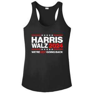 Kamala Harris Tim Walz 2024 Election Were Not Going Back Ladies PosiCharge Competitor Racerback Tank