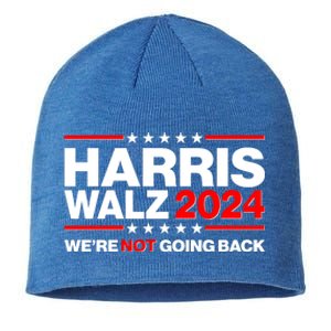 Kamala Harris Tim Walz 2024 Election Were Not Going Back Sustainable Beanie