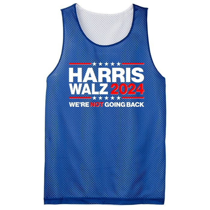 Kamala Harris Tim Walz 2024 Election Were Not Going Back Mesh Reversible Basketball Jersey Tank