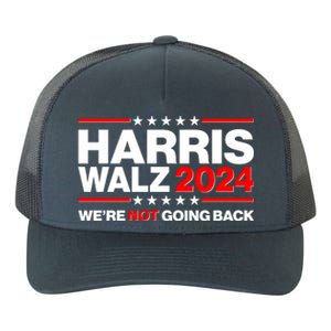 Kamala Harris Tim Walz 2024 Election Were Not Going Back Yupoong Adult 5-Panel Trucker Hat