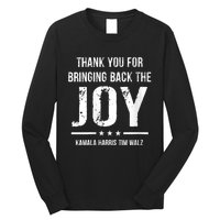 Kamala Harris Tim Walz Waltz 2024 Joyful Warriors Long Sleeve Shirt