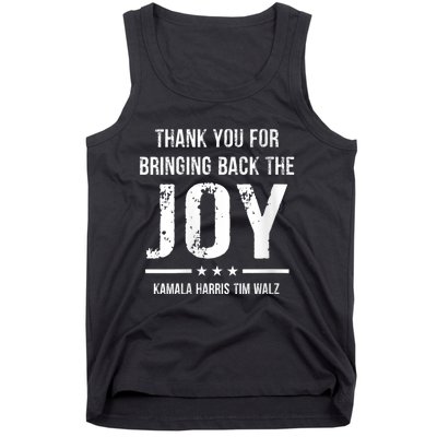 Kamala Harris Tim Walz Waltz 2024 Joyful Warriors Tank Top