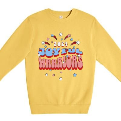 Kamala Harris Tim Walz Joyful Warrirors 2024 Premium Crewneck Sweatshirt