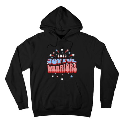 Kamala Harris Tim Walz Joyful Warrirors 2024 Hoodie