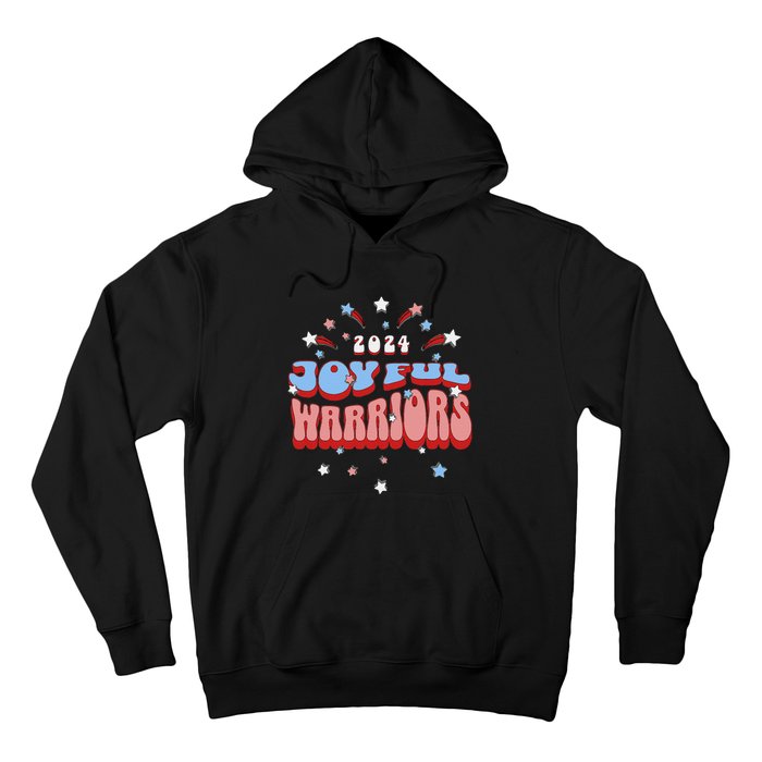 Kamala Harris Tim Walz Joyful Warrirors 2024 Hoodie