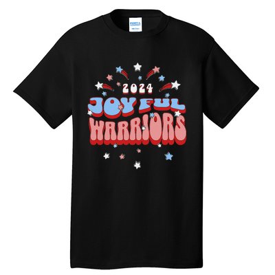 Kamala Harris Tim Walz Joyful Warrirors 2024 Tall T-Shirt