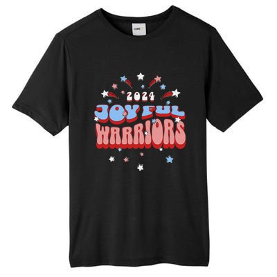 Kamala Harris Tim Walz Joyful Warrirors 2024 Tall Fusion ChromaSoft Performance T-Shirt