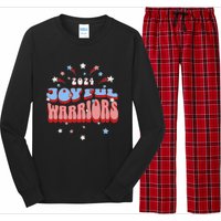 Kamala Harris Tim Walz Joyful Warrirors 2024 Long Sleeve Pajama Set